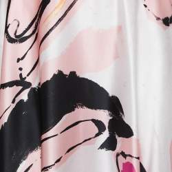 Roksanda Pink Multicolor Printed Silk Midi Skirt M