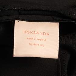 Roksanda Black Crepe Draped Kenzey Jumpsuit M