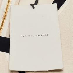 Pre Owned Roland Mouret Cream Stretch Crepe Kutim Dress M