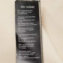 Pre Owned Roland Mouret Cream Stretch Crepe Kutim Dress M