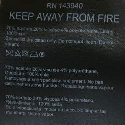 Pre Owned Roland Mouret Black/Blush Pink Double-Faced Satin Open Front Studham Coat M