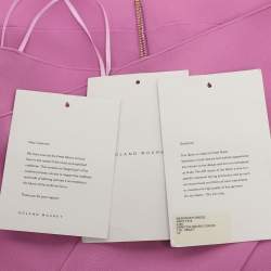 Pre Owned Roland Mouret Violet Stretch Crepe One Shoulder Long Dress M