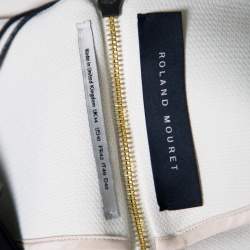 Pre Owned Roland Mouret Colorblock Knit Long Sleeve Kutim Dress L