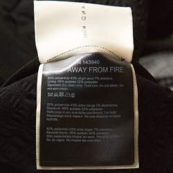 Roland Mouret Black Puckered Check Wool Blend Hanover Jacket L