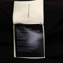 Pre Owned Roland Mouret Metallic Lamé Jacquard Roche Kimono Jacket M