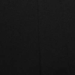 Pre Owned Roland Mouret Black Crepe Goswell Flared Trousers M