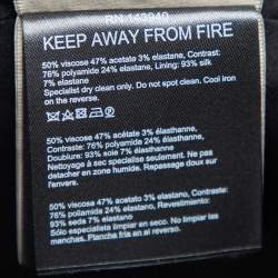 Pre Owned Roland Mouret Black Stretch Crepe Harthill Top S