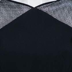 Pre Owned Roland Mouret Black Stretch Crepe Harthill Top S