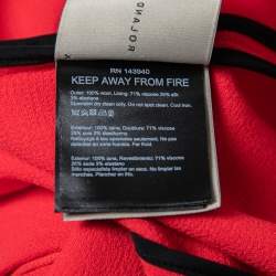 Roland Mouret Red Wool Hollywell Coat L