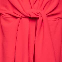 Roland Mouret Red Wool Hollywell Coat L