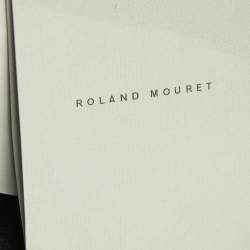 Pre Owned Roland Mouret Teal Blue Crepe Florence Top L