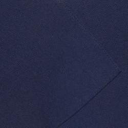 Pre Owned Roland Mouret Navy Blue Knit Cut-Out Detail Off-Shoulder Crop Top L