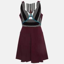 Pre Owned Roland Mouret Purple Stretch Double Crepe Derya Dress L