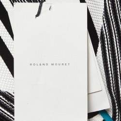 Pre Owned Roland Mouret Purple Stretch Double Crepe Derya Dress L