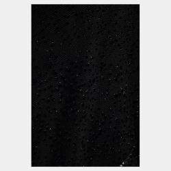 Pre Owned Roland Mouret Black Dotted Tulle Gown M (UK 12)