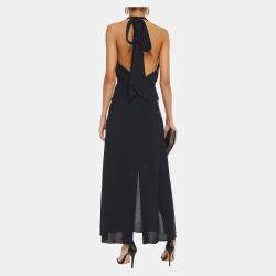 Pre Owned Roland Mouret Wool Maxi Dress 10