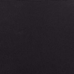 Pre Owned Roland Mouret  Black Knit Ruffled Pencil Skirt S