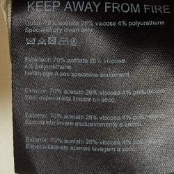 Pre Owned Roland Mouret Purple Satin Asymmetrical Hem One Shoulder Top M