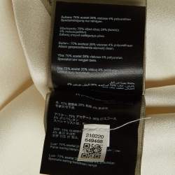 Pre Owned Roland Mouret Purple Satin Asymmetrical Hem One Shoulder Top M