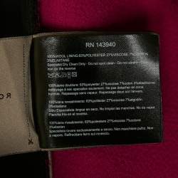 Pre Owned Roland Mouret Pink Wool One-Shoulder Top M