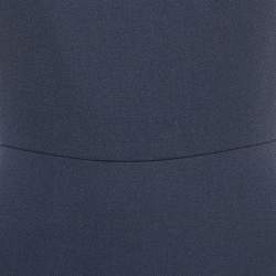 Roland Mouret Blue Wool Sheath Dress M
