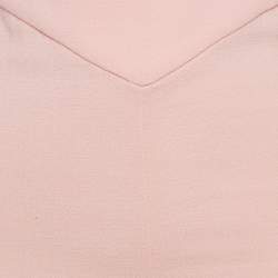 Roland Mouret Pink Wool Pleated Pencil Skirt S