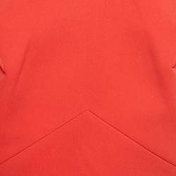 Pre Owned Roland Mouret Red Stretch Crepe Strappy Top L