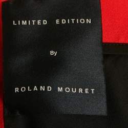 Pre Owned Limited Edition by Roland Mouret Bright Red Stretch Crepe Erskin Dress L