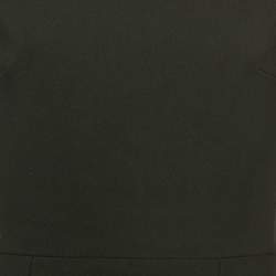 Pre Owned Roland Mouret Black Crepe Flared Sleeve Short Dress M