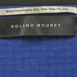 مملوكة مسبقًا طقم رولات موريت أزرق مغزول مع طيات كبير (لارج)