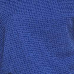 مملوكة مسبقًا طقم رولات موريت أزرق مغزول مع طيات كبير (لارج)