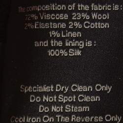 Pre Owned Roland Mouret Color Block Textured Crepe Shapur Mini Dress M