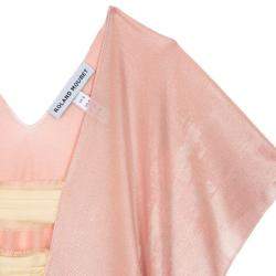 Roland Mouret Pink Metallic Stretch Top S