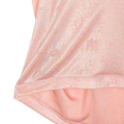Roland Mouret Pink Metallic Stretch Top S