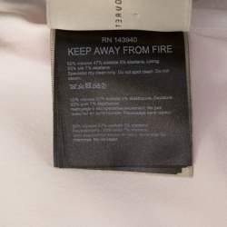 Pre Owned Roland Mouret Pink Criss-Cross Strap Detail Top L