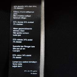 Pre Owned Roland Mouret Black Crepe Mermaid Maxi Skirt M