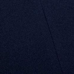 Pre Owned Roland Mouret Navy Blue Wool Crepe Sheath Dress L