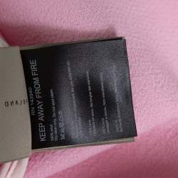 Pre Owned Roland Mouret Light Pink Wool Crepe Palmer Coat M