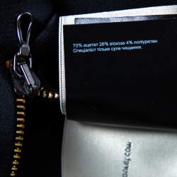 Pre Owned Roland Mouret Black Sateen Paneled Aries Maxi Skirt M