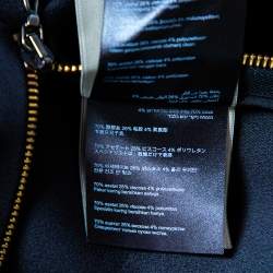 Pre Owned Roland Mouret Black Sateen Paneled Aries Maxi Skirt M