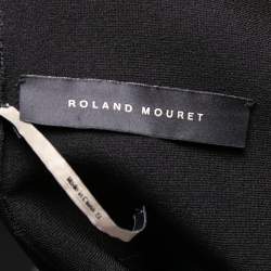 Pre Owned Roland Mouret Black Knit Tasso Off-Shoulder Top S
