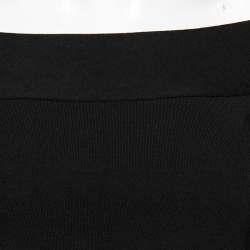 Pre Owned Roland Mouret Black Knit Tasso Off-Shoulder Top S