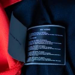 Pre Owned Roland Mouret Orange Crepe One Shoulder Colston Jumpsuit S