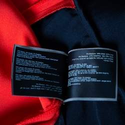 Pre Owned Roland Mouret Orange Crepe One Shoulder Colston Jumpsuit S