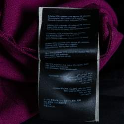 Pre Owned Roland Mouret Purple Crepe Midi Dress M