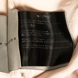 Pre Owned Roland Mouret Pearl Pink Laser Cut High Waist Kelston Shorts S