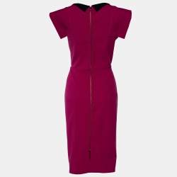 Pre Owned Limited Edition by Roland Mouret Pink Cady Dress L