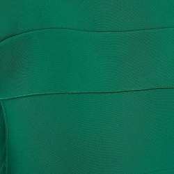 Pre Owned Roland Mouret for Selfridges Limited Edition Green Crepe Cocktail Dress M