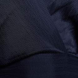 Pre Owned Roland Mouret Dark Blue Silk Cut Out Maxi Dress M