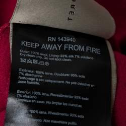 Pre Owned Roland Mouret Cherry Pink Crepe Asymmetrical Strapless Dress M